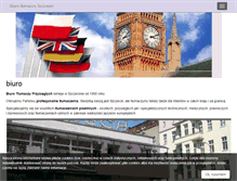Tablet Screenshot of biuro-tlumaczy.com